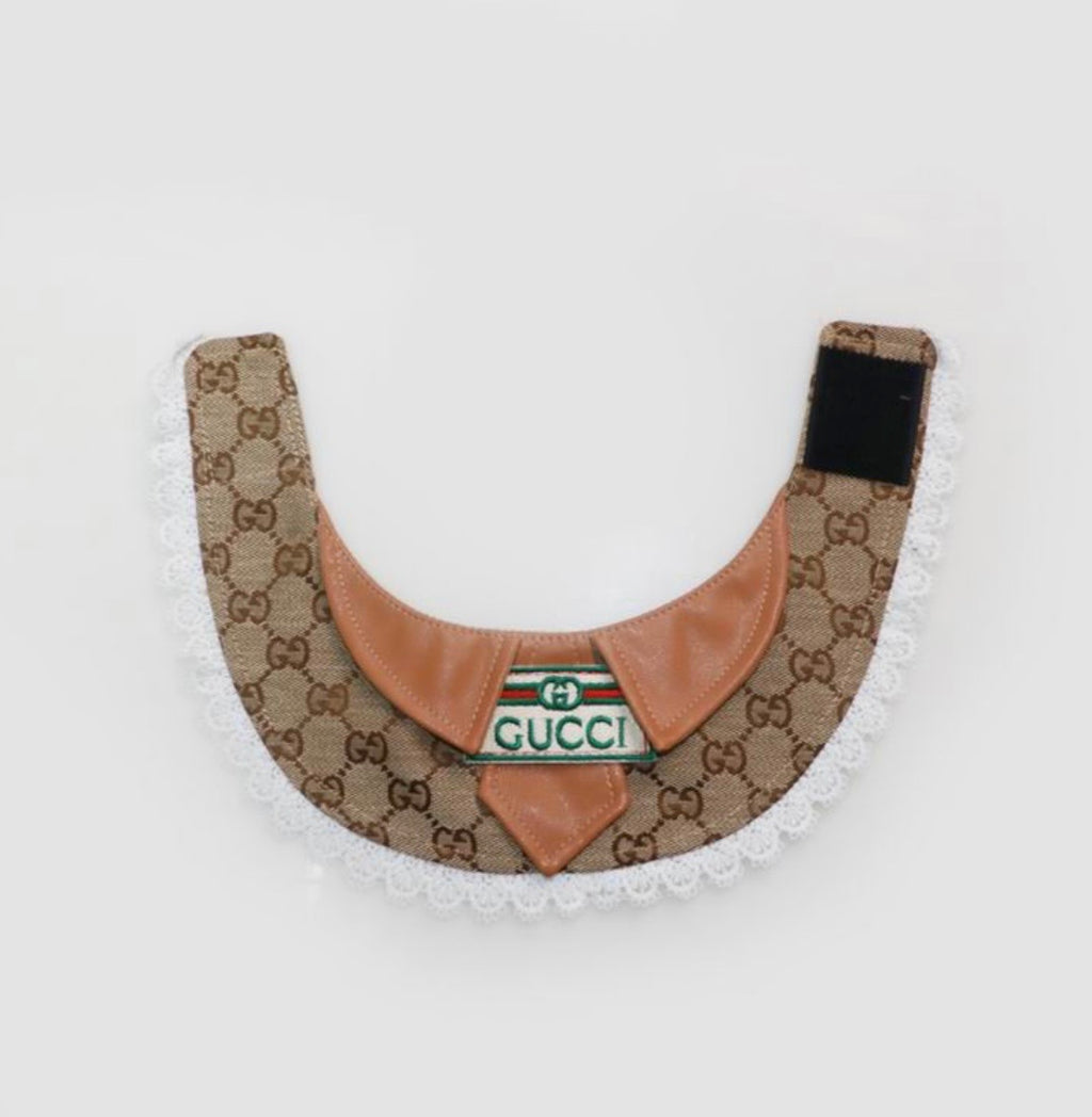 Monogram Pet Collar Bib